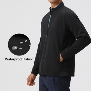 Áo khoác nylon thoáng khí có thể tùy chỉnh logo, size lớn dành cho nam, mùa thu, thể thao ngoài trời, chạy bộ, tập luyện, thể thao trang trọng, có khóa kéo - Product Image 2