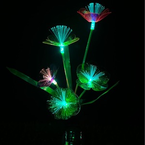 Lumière LED solaire en forme de fleur de prunier à 5 têtes, colorée, pour la décoration de jardin et de pelouse, éclairage extérieur - Product Image 2