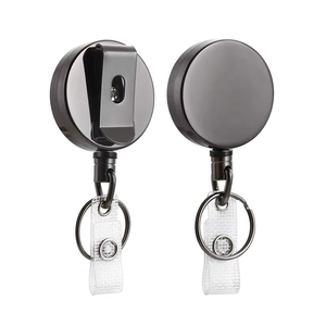 Llavero Retráctil de Alambre Metálico, Anillo para Llaves Deportivo, Antipérdida, Porta Tarjetas de Identificación, Cadena Telescópica Antirrobo, Organizador - Product Image 1