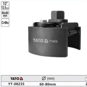 Llave para filtro de aceite Yato de 80-105 mm ajustable para reparación de automóviles, material CrMo - Product Image 2