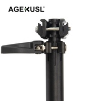 AGEKUSL Tige de selle rétractable en alliage d'aluminium de 31.8mm pour vélos Brompton Pikes Royale Camp Crius Trifold