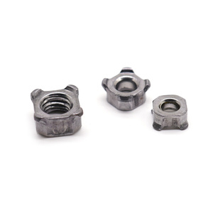 Écrou de soudure carré norme DIN, à quatre languettes, en acier au carbone, pour fixation de tôles d'armoires - Product Image 2