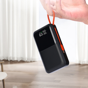 Bán buôn xách tay 20000mAh PD 45 Wát ngân hàng điện đôi hướng sạc nhanh với LED hiển thị và được xây dựng trong Loại C Cáp - Product Image 3