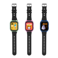 Montre connectée Android D8 pour enfants, modèle 2026, très populaire sur le marché sud-américain, avec 4G, GPS, Wi-Fi, alarme SOS, écran IPS67, bracelet en silicone carré