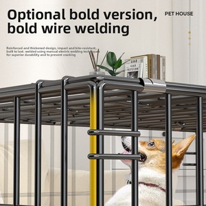 <span class=keywords><strong>Jaula</strong></span> Metálica Plegable para Perros Grandes XXL, Jaulas Metálicas Apilables para Perros Grandes, <span class=keywords><strong>Jaula</strong></span> para Perros al por Mayor, OEM/ODM - Product Image 2