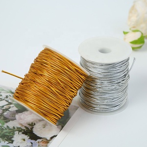 Wholesale 50 Meter Gold Silver <strong>Braided</strong> Hair Cord String <strong>Braided</strong> Dreadlocks Hair Rope Wig <strong>Accessories</strong> Elastic Band - Product Image 5