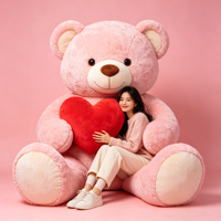 Ours en peluche géant, jouet en peluche doux et moelleux, ours en peluche personnalisé pour cadeau de la Saint-Valentin