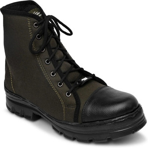 High Quality Denim Boots For Men Lace Up Durable Ankle Boots Strong Grip Sole Soft Cushioned Inner Lining Casual Shoes - Product Image 2