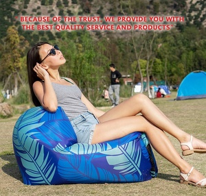 Ghế thư giãn di động thân thiện với môi trường hiện đại có đôn, ghế sofa hơi ngoài trời đơn dành cho phòng khách - Product Image 5