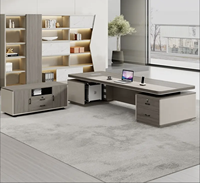 Offre Spéciale de bureau exécutif moderne ensemble de bureaux en forme de L gestionnaire Table en bois MFC postes de travail modulaires pour le bureau à domicile