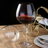 Verre à vin rouge personnalisé, 3 pièces, 30oz, verres à vin en cristal, logo sans fond, long tige transparente, pour mariage