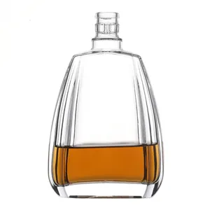 Glass Bottles Suppliers KDG Brand Customized High Quality Glass Bottles For Whisky Liquor 500ml Flint Glass Wine Bottles Wholesale