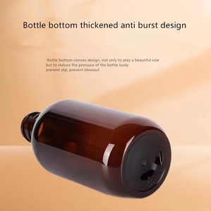 Bouteilles de shampooing et de lotion à pompe de 500 ml, promotion à bas prix, couleurs et logos personnalisables, plastique PET - Product Image 3