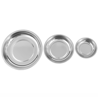 Bol magnétique en acier inoxydable de 4 pouces, plateau à outils magnétique, plateau à vis, écrous, boulons, support pour garage, mécanicien, maison