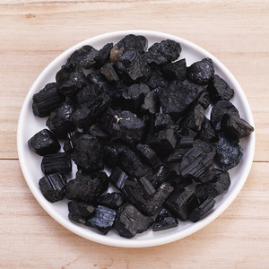 حجرة تورمالين سوداء طبيعية 100جم علاجية مع بطاقة تورمالين علاج بالروائح الذكية زينة للمنزل - Product Image 5