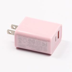 新款上市Fcc Ce 20w迷你彩色便携式立方体美国<span class=keywords><strong>2</strong></span>端口壁式充电器通用手机适配器适用于iphone 16 Pro Max - Product Image 3