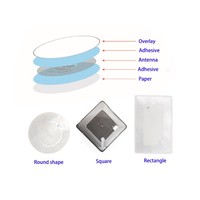 Autocollant RFID PET NFC ultra-fin de haute qualité, rouleau auto-adhésif, imperméable, durable, ne se détache pas, pour utilisation sur téléphone portable