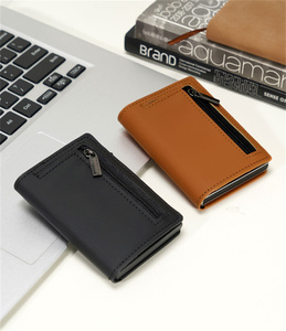 <span class=keywords><strong>Portafoglio</strong></span> da <span class=keywords><strong>uomo</strong></span> custodia automatica per carta di credito Ultra-sottile antifurto Rfid <span class=keywords><strong>porta</strong></span> <span class=keywords><strong>carte</strong></span> in metallo - Product Image 5