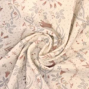 תינוק נושם כותנה הדפס נמר כפול שכבה כפולה 100% כותנה אורגנית גזה ארוג טכניקות ארוג טקסטיל ידידותי לסביבה - Product Image 5