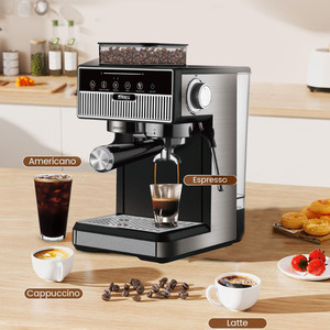 <b>Fully</b> <b>Automatic</b> One-Piece <b>Coffee</b> <b>Machine</b> 1.2-1.8L Water No Pump Grinding Italian Espresso Milk Frothing Power <b>Coffee</b> Ma - Product Image 1
