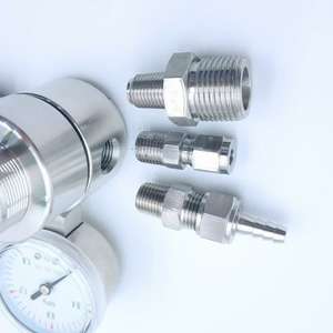 Manomètre à gaz haute pression en acier inoxydable 316L, régulateur de pression domestique, laboratoire, usage général, régulateur de gaz corrosif - Product Image 2