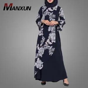 2019 árabe últimos diseños Turquía Marruecos Abaya Dubai kaftan ropa islámica Abaya musulmán vestidos