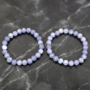 Bracelet en perles de pierres précieuses indiennes - Pierre énergétique, artisanat semi-précieux, inspirant, anti-anxiété, décoration d'intérieur - Product Image 3