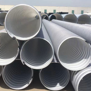 Tuyau de drainage corrugué en polyéthylène haute densité (HDPE) de grand diamètre Tongyuan, systèmes de drainage des eaux pluviales - Product Image 5