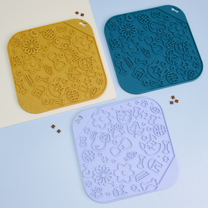 Alfombrilla para lamer, alfombrilla de silicona para mascotas, alfombrilla impermeable para comida de mascotas, alfombrilla de silicona para perros con ventosa - Product Image 2