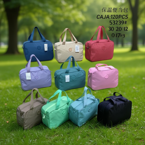 Borsa termica per bento 30x20x12 cm, leggera, per il trasporto di alimenti, ideale per il pranzo e i viaggi - Product Image 2