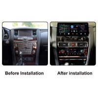 12,3 pulgadas para Nissan patrulla Y62 2014-2019 Infiniti QX80 QX56 auto Radio Multimedia reproductor de Video GPS de navegación Android 10,0