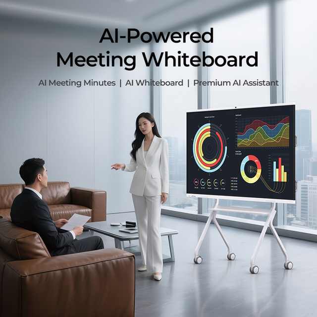 75 Inch LCD Display Digital Educational Equipment Interactive Smart Board Touch Screen Whiteboard