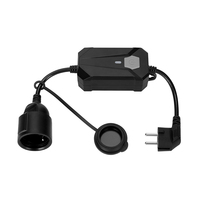 Prise intelligente Tuya avec variateur d'intensité, étanche, pour l'extérieur, compatible Wifi, pour éclairage LED