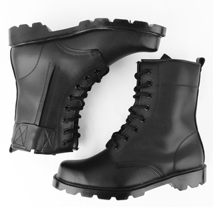 फैक्टरी मंजूरी बिक्री पुरुषों के काले सामरिक जूते फैशन क्लासिक उच्च-शीर्ष जूते जिपर आउटडोर हाइकिंग कम कीमत पदोन्नति जूते - Product Image 5