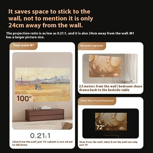 โปรเจคเตอร์อัจฉริยะสำหรับใช้ในบ้าน XGI.<span class=keywords><strong>MI</strong></span> รุ่น M1 Ultra-short Throw ให้ภาพความละเอียดสูงและสว่างระดับ 1080P สำหรับโฮมเธียเตอร์ระยะใกล้ - Product Image 4