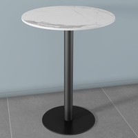 Commercial Western Food Cafe Fast Food Cantine Hot Pot Shop Bar Table en pierre frittée de taille carrée pour les restaurants
