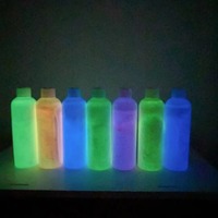 Vente en gros de peinture acrylique coulante 60ml/120ml/500ml Peinture acrylique fluide phosphorescente pour la peinture d'ours en brique fluide