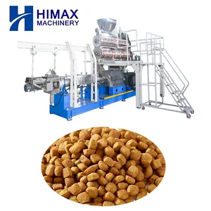 Fully Automatic Dog Food Making Machines pet food processing line cat food extruder cost and price