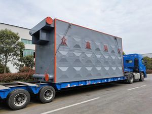 Chauffe-huile thermique à tubes de fumée à biomasse - Chaudière horizontale multi-combustibles Zhongxin YGW pour chauffage industriel - Product Image 3