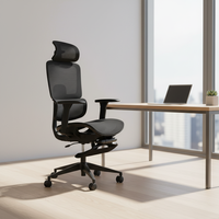 Chaise de bureau ergonomique inclinable et pivotante à bas prix, réglable, en maille, mobilier de bureau exécutif, chaise de direction pour ordinateur, silla de bureau