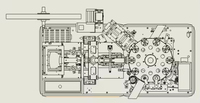 Noyau de chauffage pour machine à fabriquer des gobelets en papier YB-S100 avec moteur et engrenages, PLC et pompe à moteur à engrenages, haute vitesse 100-110 pièces/min