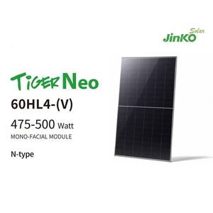 Módulo Monofacial Jinko Tiger Neo 60HL4-(V) de 475-500 Vatios, Tipo N, Panel Solar Jinko de 475W 480W 485W 490W 495W 500W, Módulo Fotovoltaico Jinko - Product Image 3