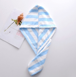 Lulaa-serviette pour <span class=keywords><strong>cheveux</strong></span> en <span class=keywords><strong>microfibre</strong></span>, serviette Ultra absorbante, à séchage rapide, Turban avec bouton pour tous les Styles de <span class=keywords><strong>cheveux</strong></span>, rose/rose/rose, paquet de 2 pièces - Product Image 3