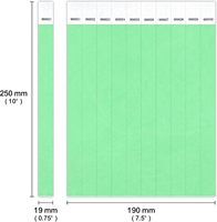 Bracelets Tyvek personnalisés anti-effraction, 3/4"x10", étanches et jetables pour événements (RTS)
