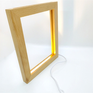 Commercio all'ingrosso in <span class=keywords><strong>legno</strong></span> massello di grandi dimensioni cornici per foto altalena scatole di <span class=keywords><strong>legno</strong></span> cartelli da parete con luci a LED di qualità artigianato in <span class=keywords><strong>legno</strong></span> - Product Image 2