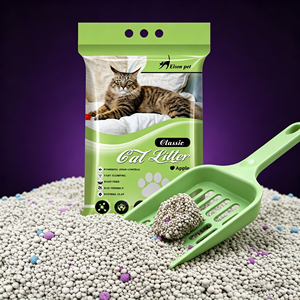 Fabricant OEM ODM Litière pour chat en bentonite naturelle anti-odeur et 99 % sans poussière - Product Image 1