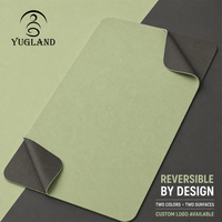 Tapis de yoga Yugaland HIIT Pro bicolore en TPE, anti-déchirure, pour exercices professionnels en salle de sport, vente en gros, fournisseur d'usine
