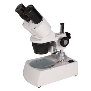M6Z02B Top and Bottom LED Illumination Binocular Stereo <strong>Microscope</strong> with 2X/4X <strong>Objectives</strong> and WF10X Eyepiece - Product Image 1