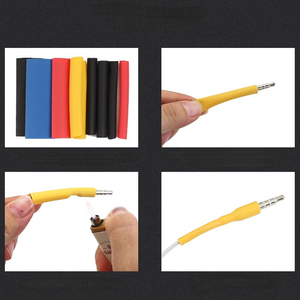 Kit de gaines thermorétractables colorées OKN427-14, 580 pièces, tailles assorties pour l'isolation et la réparation des fils - Product Image 4
