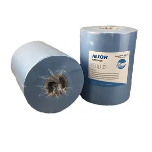 500 lembar kertas tisu industri biru Degreasing penyerap tinggi gulungan Jumbo